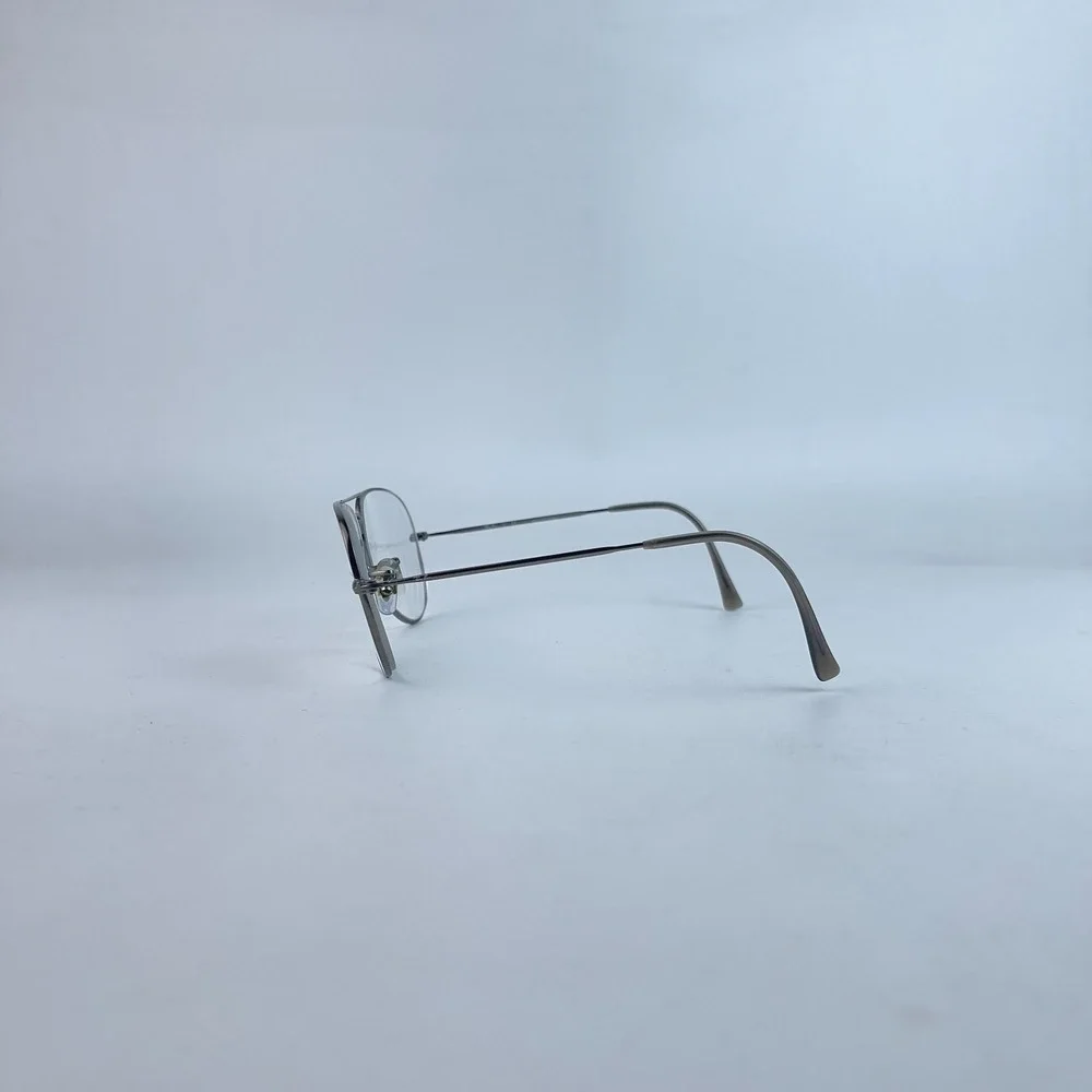 Ray-Ban RB 6049 2620 Unisex Eyeglasses Silver Full‎ Rim Aviator 55-14-140 mm